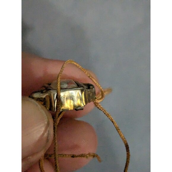 Cracker Jack Gumball Wrist Watch Prize Toy Premium Charm With String Clock VTG - Picture 3 of 3